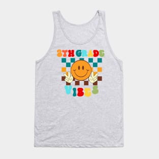 second grade vibes funny back to school Tank Top